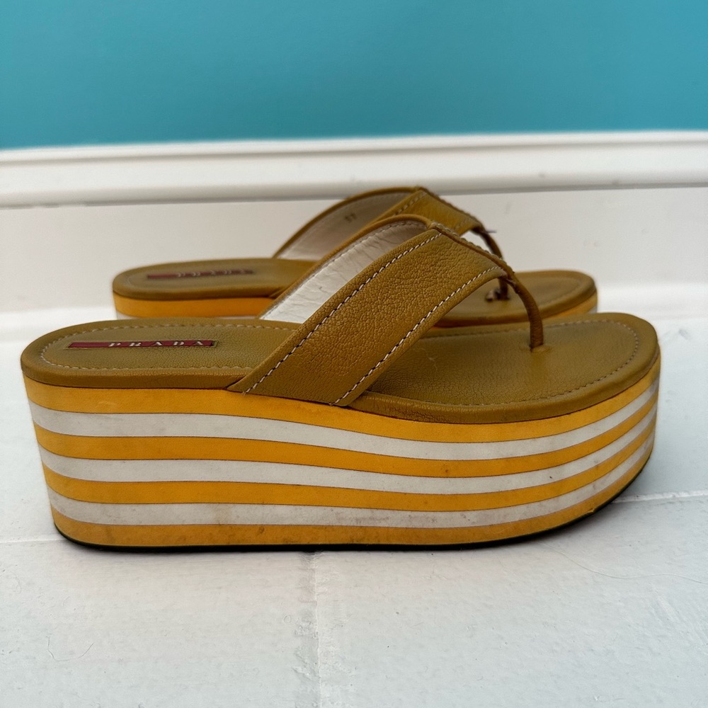 Prada Platform Sandals